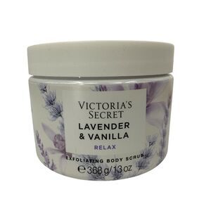 Victoria's Secret Lavender & Vanilla Exfoliating Body Scrub 13 oz NEW